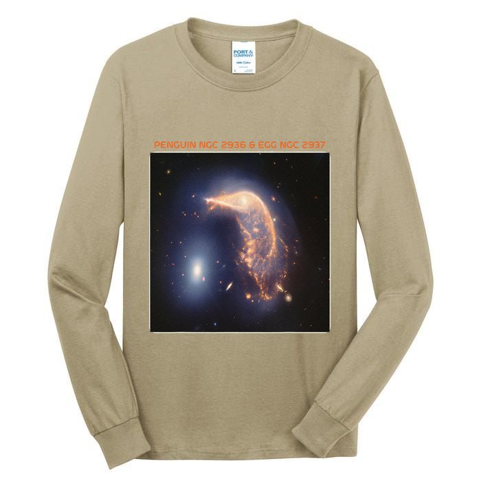 Webb Space Telescope The Penguin And Egg Ngc 2936 2937 Jwst Tall Long Sleeve T-Shirt