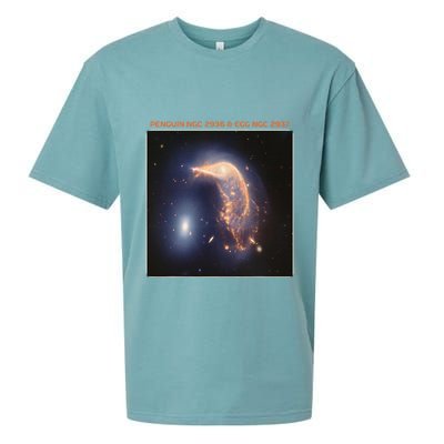 Webb Space Telescope The Penguin And Egg Ngc 2936 2937 Jwst Sueded Cloud Jersey T-Shirt