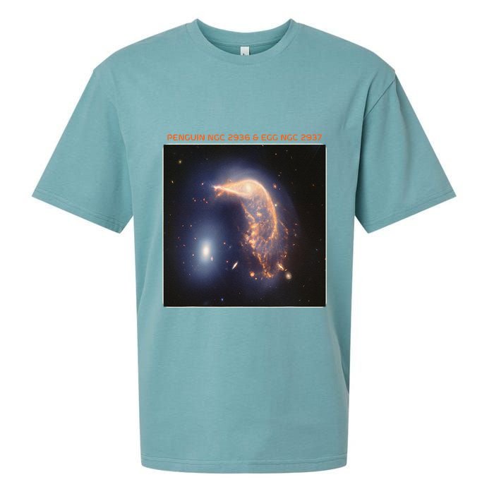 Webb Space Telescope The Penguin And Egg Ngc 2936 2937 Jwst Sueded Cloud Jersey T-Shirt