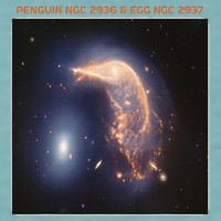 Webb Space Telescope The Penguin And Egg Ngc 2936 2937 Jwst Sueded Cloud Jersey T-Shirt