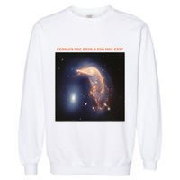 Webb Space Telescope The Penguin And Egg Ngc 2936 2937 Jwst Garment-Dyed Sweatshirt