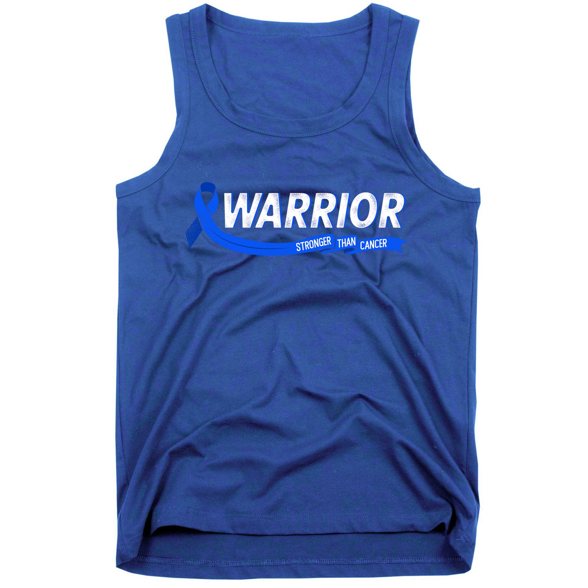 Warrior Stronger Than Cancer Colon Cancer Awareness Great Gift Tank Top