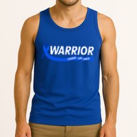 Warrior Stronger Than Cancer Colon Cancer Awareness Great Gift Tank Top