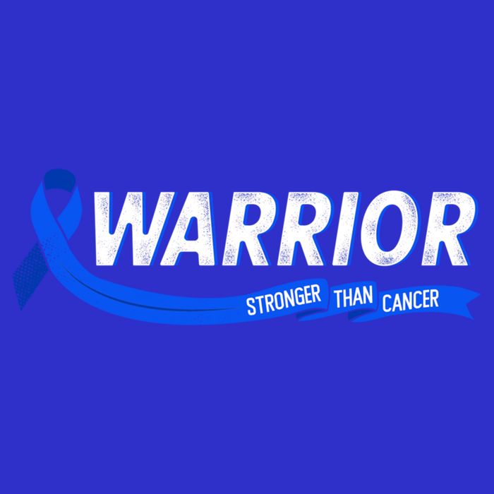 Warrior Stronger Than Cancer Colon Cancer Awareness Great Gift Tank Top