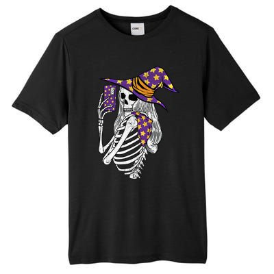 Witch Skeleton Taking Sie Mirror Photo Phone Camera Gift Tall Fusion ChromaSoft Performance T-Shirt