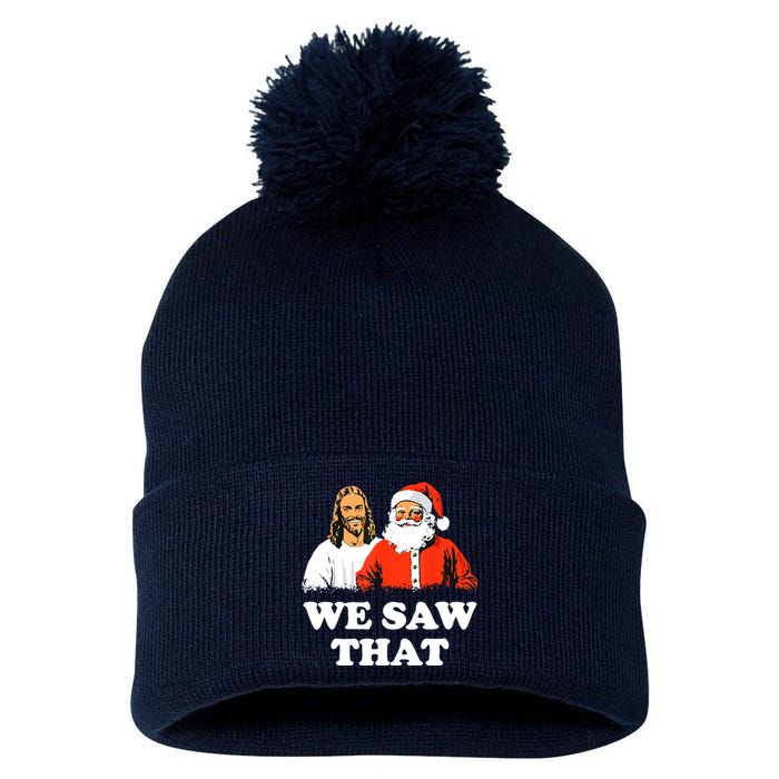 We Saw That Pom Pom 12in Knit Beanie