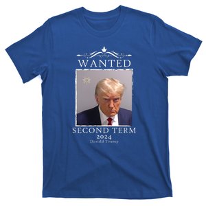 Wanted Second Term 2024 Trump Donald Mugshot T-Shirt