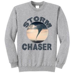 Weather Storm Tornado Hurricane Chaser Tall Sweatshirt