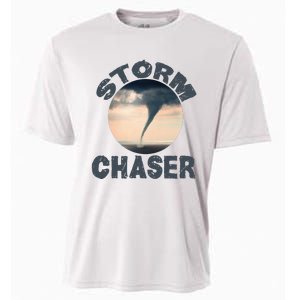 Weather Storm Tornado Hurricane Chaser Cooling Performance Crew T-Shirt