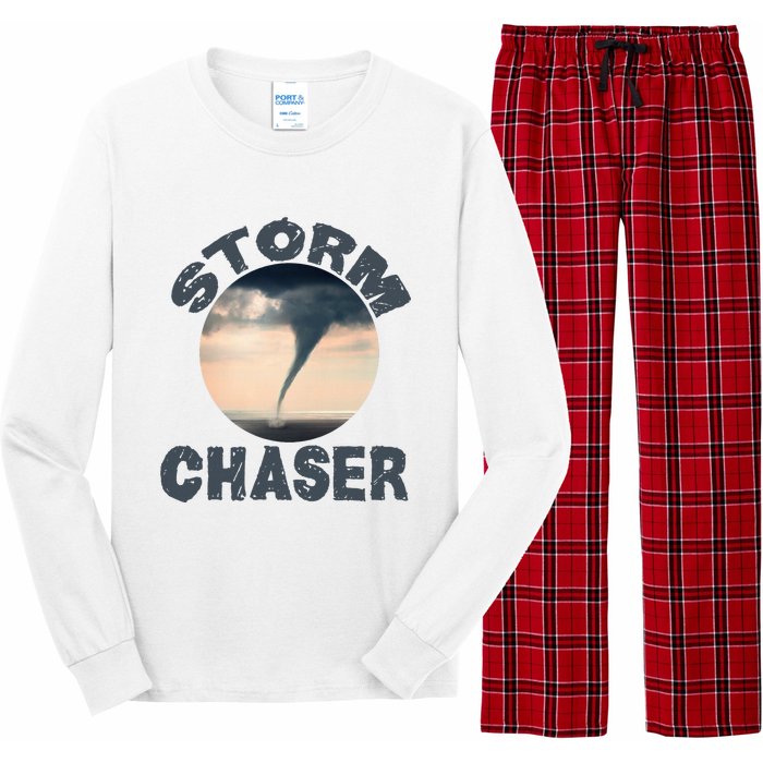 Weather Storm Tornado Hurricane Chaser Long Sleeve Pajama Set