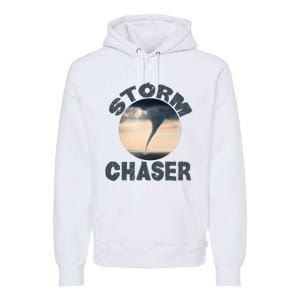 Weather Storm Tornado Hurricane Chaser Premium Hoodie