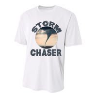 Weather Storm Tornado Hurricane Chaser Performance Sprint T-Shirt