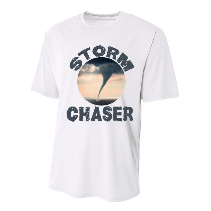 Weather Storm Tornado Hurricane Chaser Performance Sprint T-Shirt