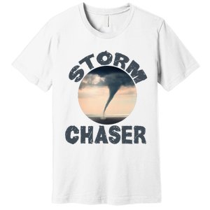 Weather Storm Tornado Hurricane Chaser Premium T-Shirt