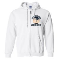 Weather Storm Tornado Hurricane Chaser Full Zip Hoodie