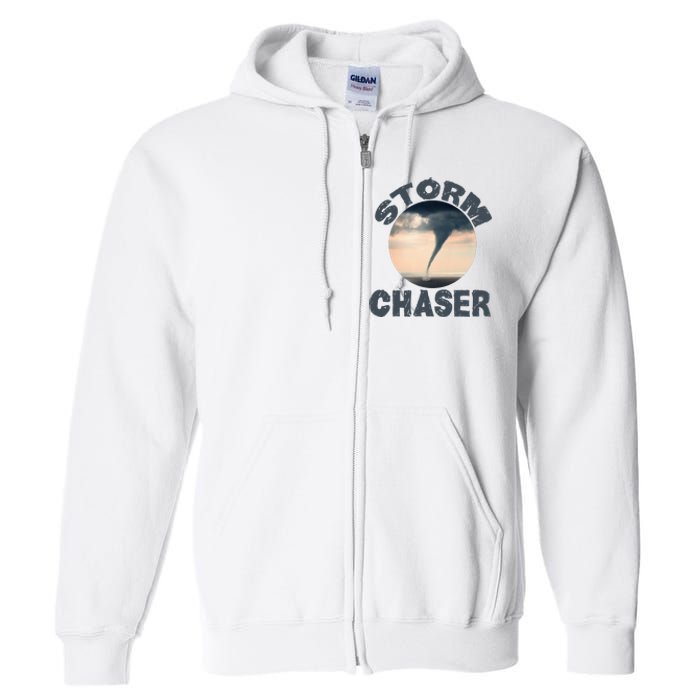 Weather Storm Tornado Hurricane Chaser Full Zip Hoodie