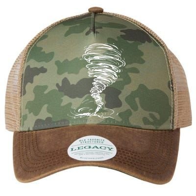While Storm Tornado Twister Hurricane Weather Scary Costume Legacy Tie Dye Trucker Hat