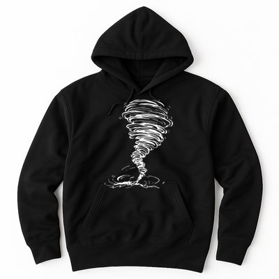 While Storm Tornado Twister Hurricane Weather Scary Costume Hoodie