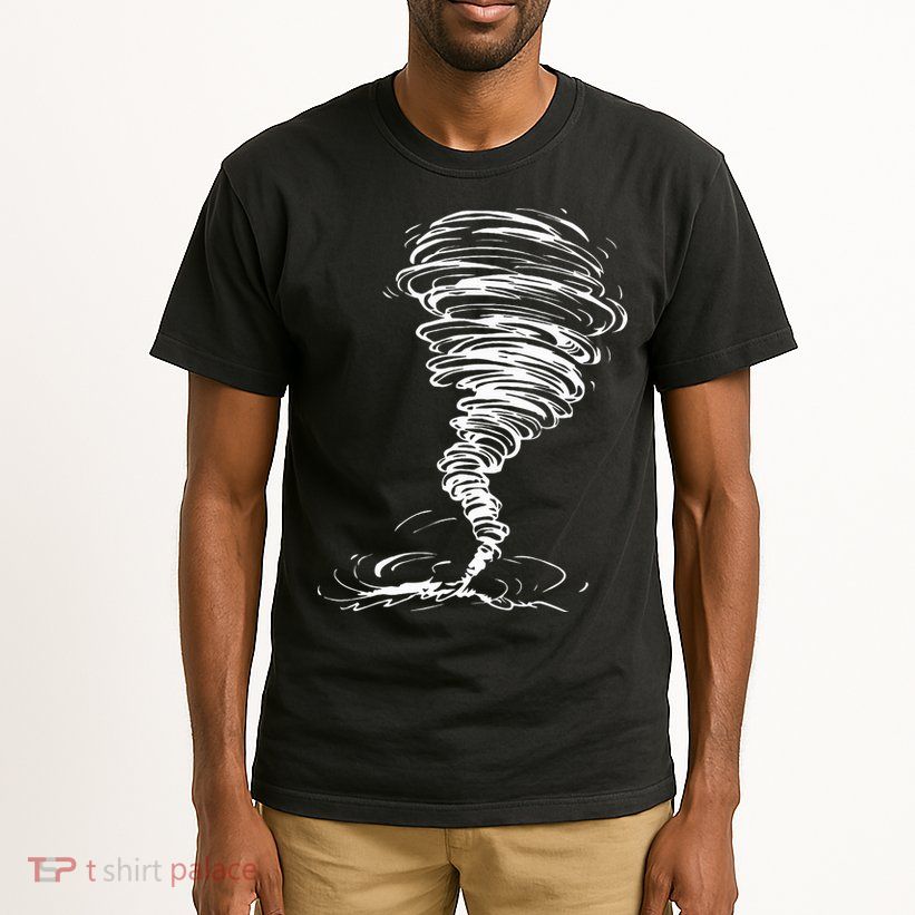 While Storm Tornado Twister Hurricane Weather Scary Costume Tall T-Shirt