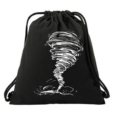 While Storm Tornado Twister Hurricane Weather Scary Costume Drawstring Bag