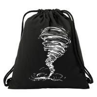 While Storm Tornado Twister Hurricane Weather Scary Costume Drawstring Bag