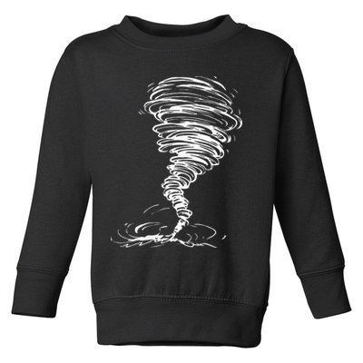 While Storm Tornado Twister Hurricane Weather Scary Costume Toddler Sweatshirt