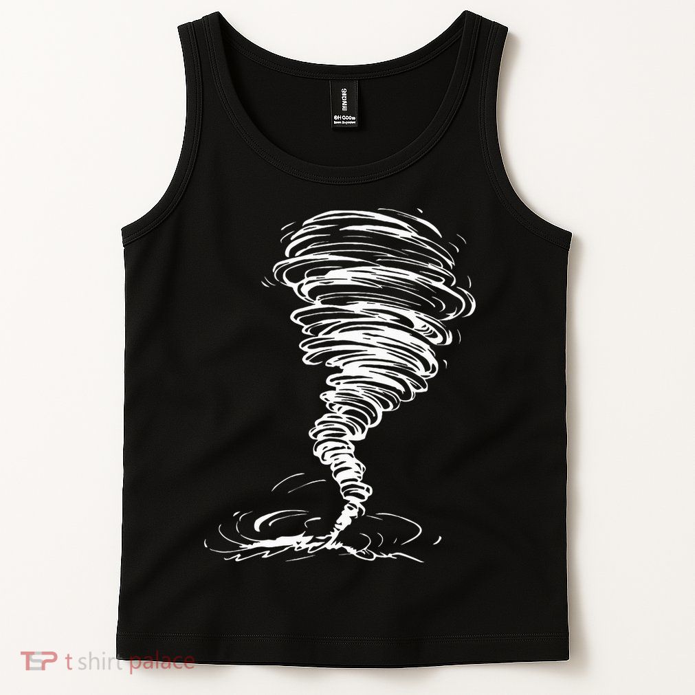 While Storm Tornado Twister Hurricane Weather Scary Costume Tank Top