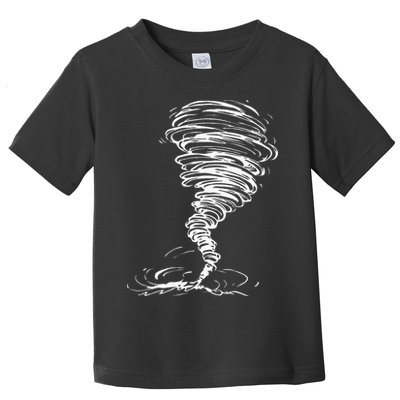 While Storm Tornado Twister Hurricane Weather Scary Costume Toddler T-Shirt