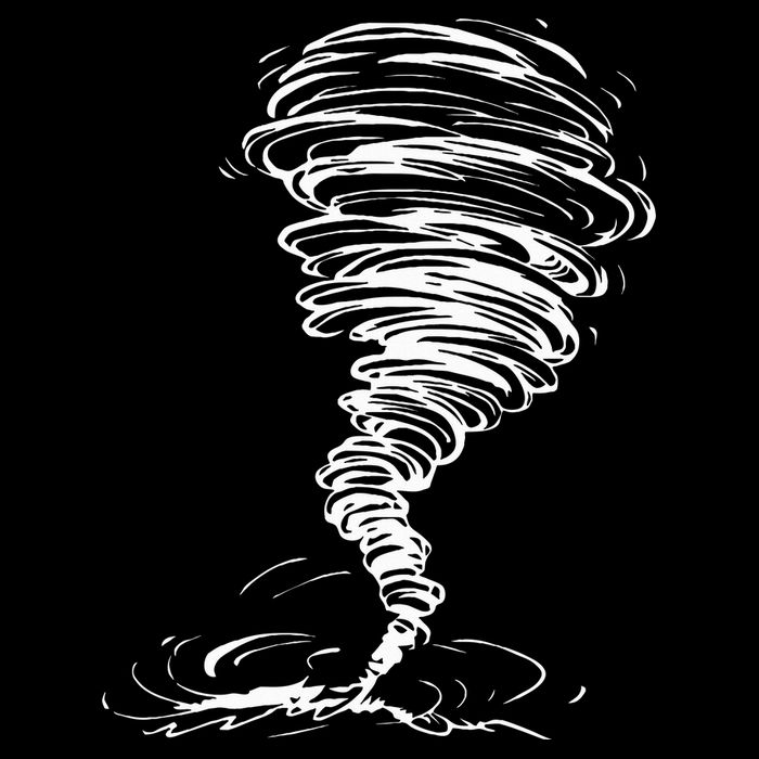 While Storm Tornado Twister Hurricane Weather Scary Costume Visor