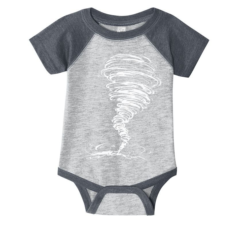 While Storm Tornado Twister Hurricane Weather Scary Costume Infant Baby Jersey Bodysuit
