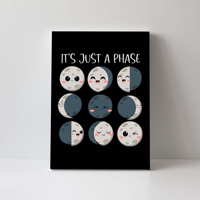 Women Science Teacher Moon Phases Scientist Canvas