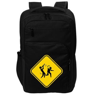Warning Sign Trumpet Funny Trumpeter Instrument Lover Outfit Impact Tech Backpack