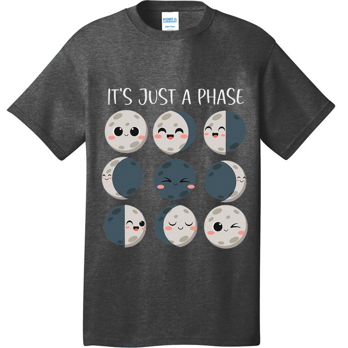 Women Science Teacher Moon Phases Scientist Back To School T-Shirt