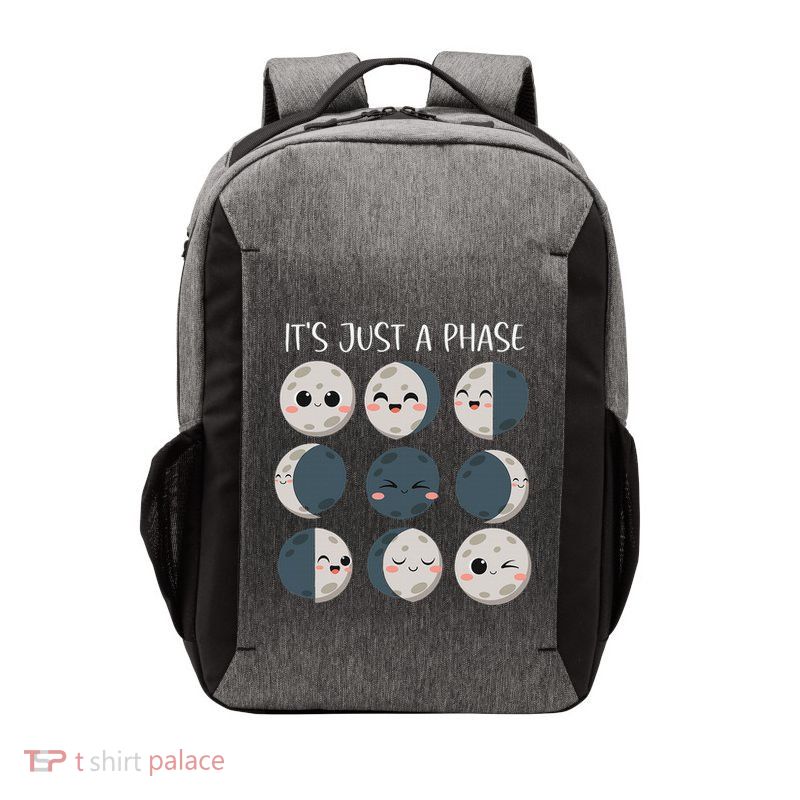 Women Science Teacher Moon Phases Scientist Back To School Vector Backpack