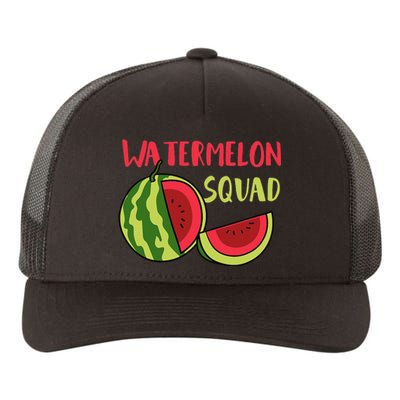 Watermelon Squad Tropical Fruits Yupoong Adult 5-Panel Trucker Hat