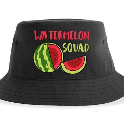 Watermelon Squad Tropical Fruits Sustainable Bucket Hat