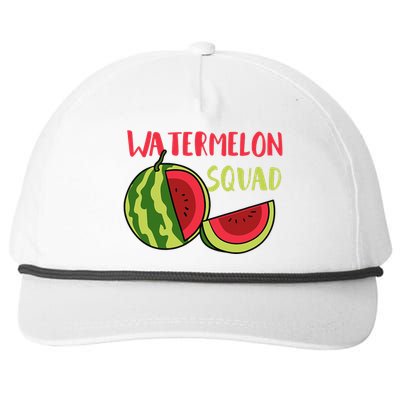 Watermelon Squad Tropical Fruits Snapback Five-Panel Rope Hat