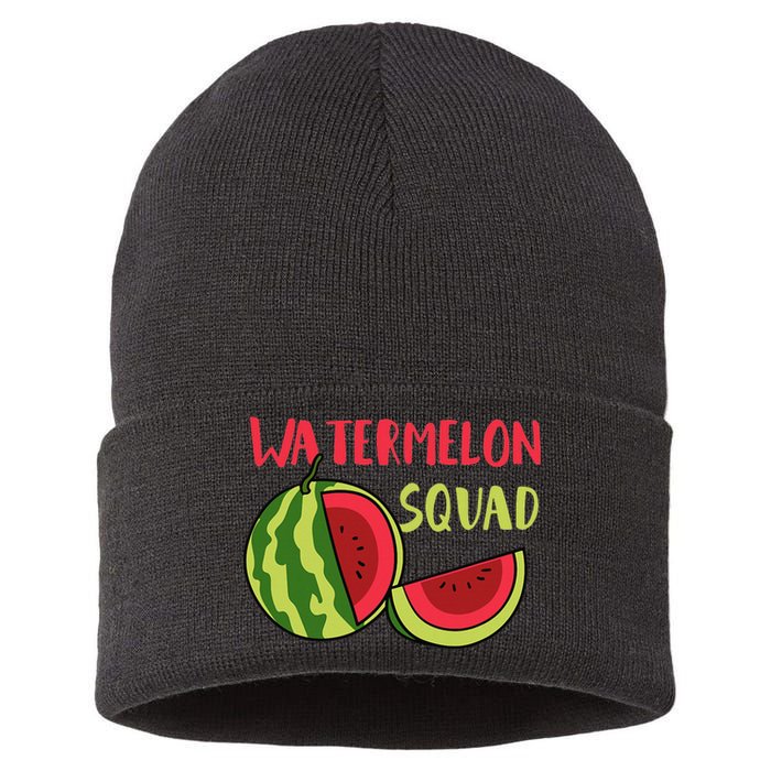 Watermelon Squad Tropical Fruits Sustainable Knit Beanie