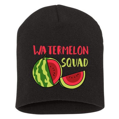 Watermelon Squad Tropical Fruits Short Acrylic Beanie