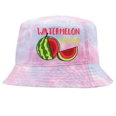 Watermelon Squad Tropical Fruits Tie-Dyed Bucket Hat