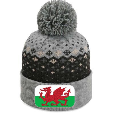 Wales Soccer Team Welsh Flag Y Ddraig Goch The Baniff Cuffed Pom Beanie