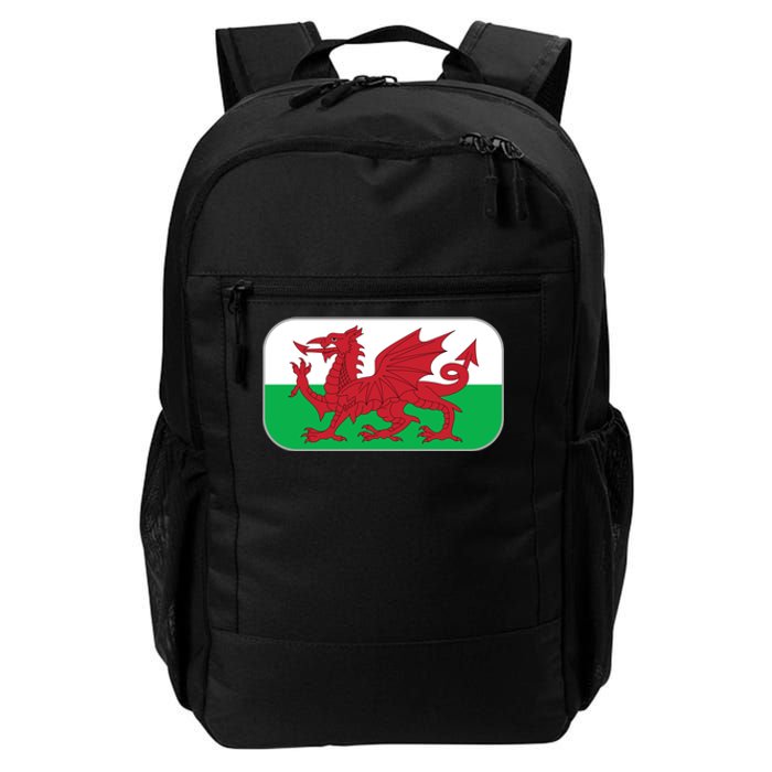 Wales Soccer Team Welsh Flag Y Ddraig Goch Daily Commute Backpack