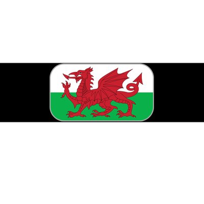 Wales Soccer Team Welsh Flag Y Ddraig Goch Bumper Sticker