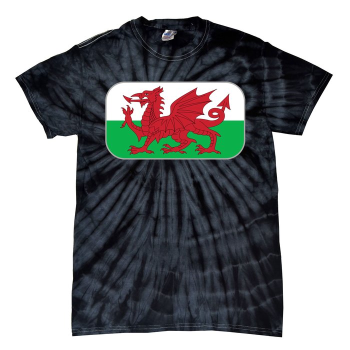 Wales Soccer Team Welsh Flag Y Ddraig Goch Tie-Dye T-Shirt