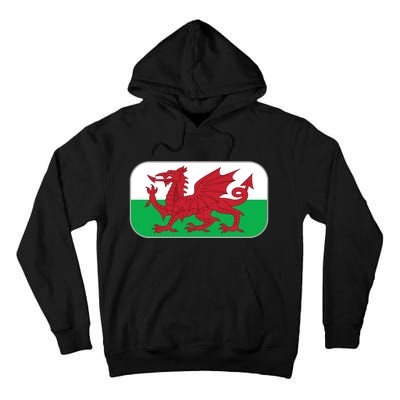 Wales Soccer Team Welsh Flag Y Ddraig Goch Tall Hoodie