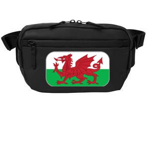 Wales Soccer Team Welsh Flag Y Ddraig Goch Crossbody Pack