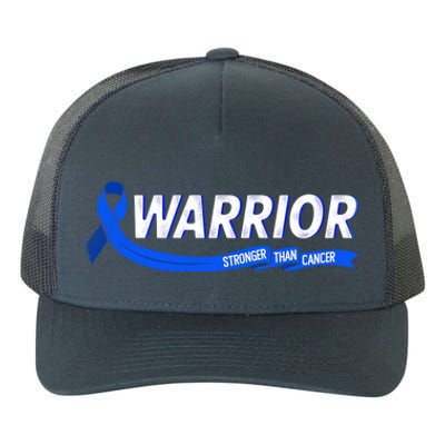 Warrior Stronger Than Cancer Colon Cancer Awareness Gift Yupoong Adult 5-Panel Trucker Hat