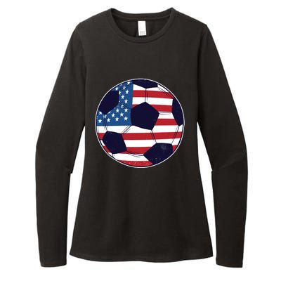 World Soccer United States Womens CVC Long Sleeve Shirt