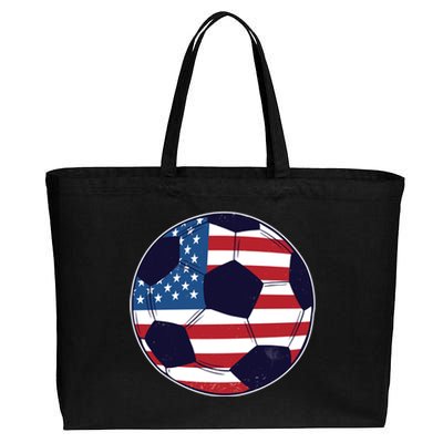 World Soccer United States Cotton Canvas Jumbo Tote