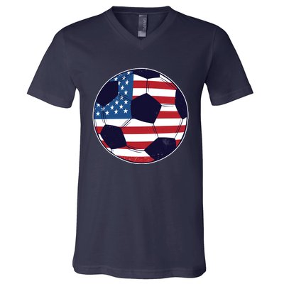 World Soccer United States V-Neck T-Shirt